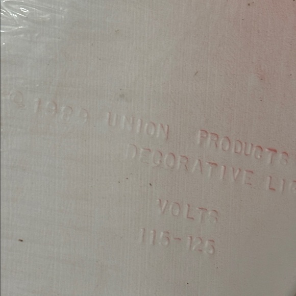 NEW OLD STOCK VINTAGE UNION BLOW MOLD SANTA CLAUS FACE 21 IN. ORIG. PACKAGING - Picture 9 of 16